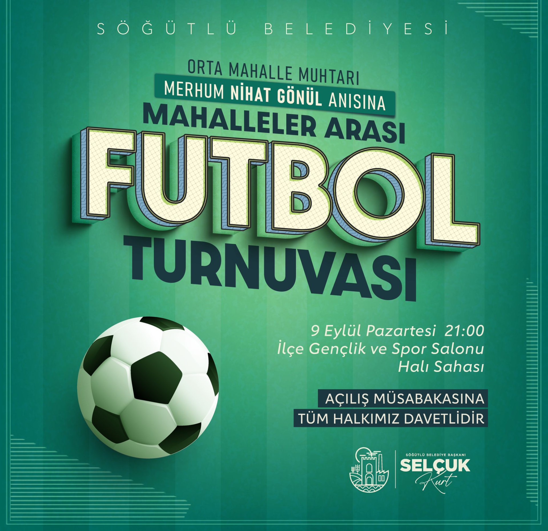 Mahalleler Arası Futbol Turnuvası Başladı